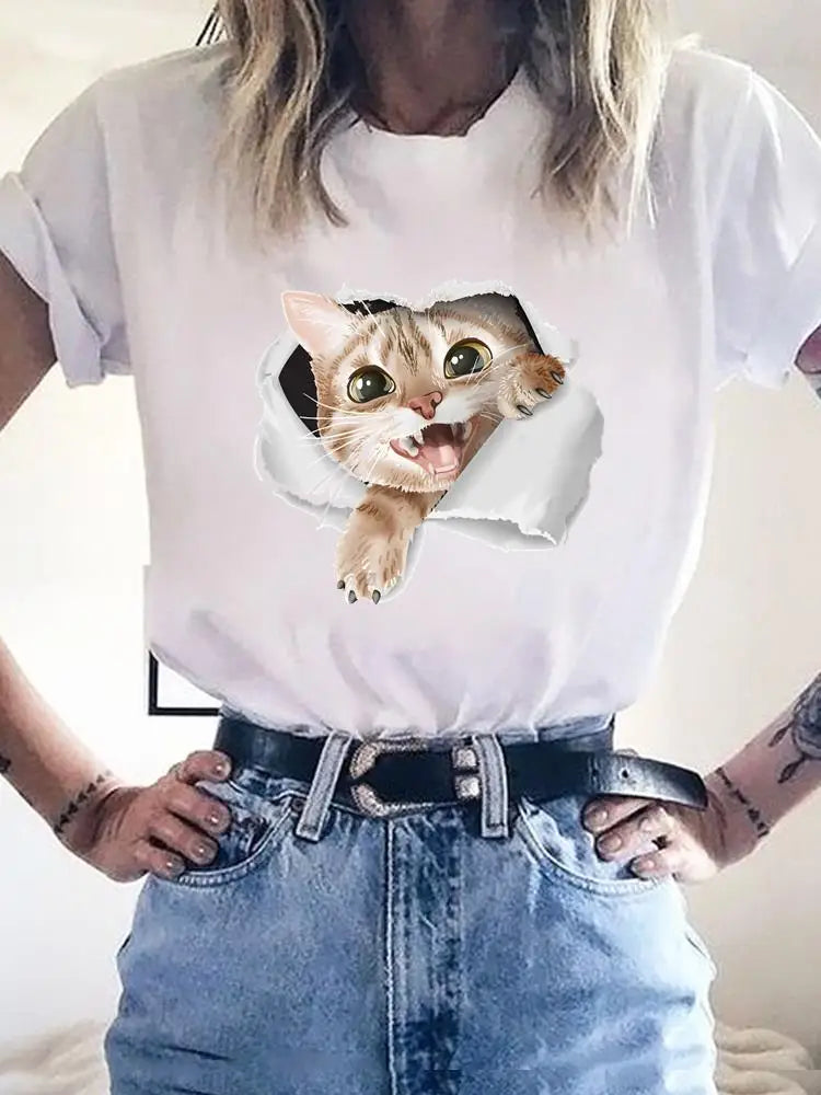 Camiseta Cat Chic - DonDonPets