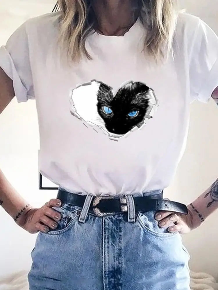 Camiseta Cat Chic - DonDonPets