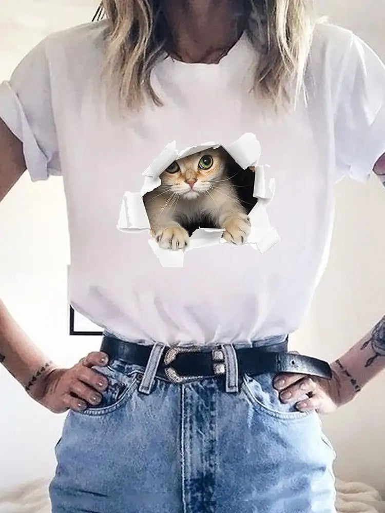 Camiseta Cat Chic - DonDonPets